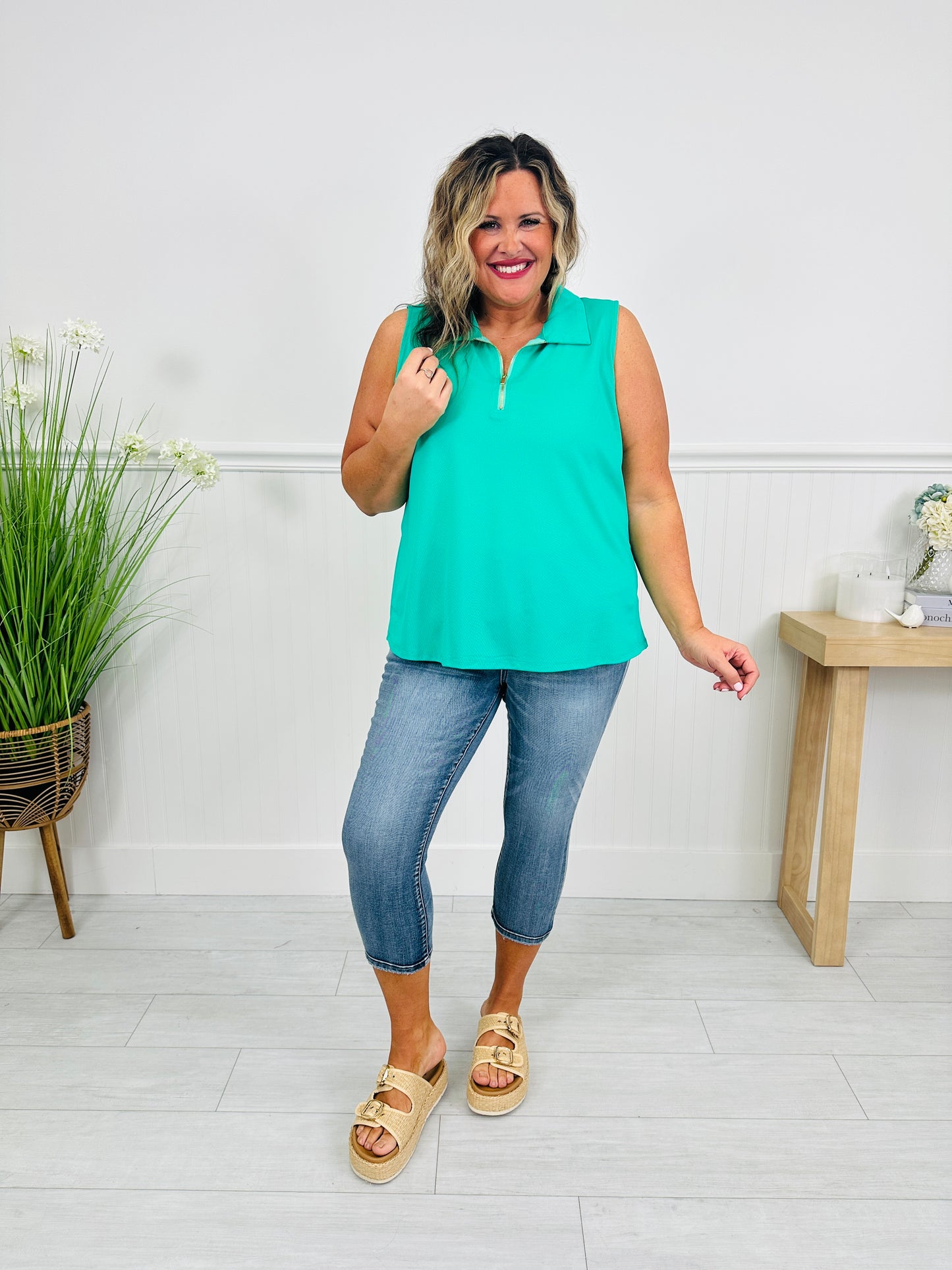 Zip Into Spring Top In Multiple Colors