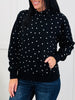 On The Dot Hoodie In Black