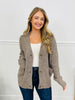 Just One More Layer Cardigan in Dark Taupe