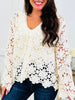 Dream Weaver Cardigan In Cream