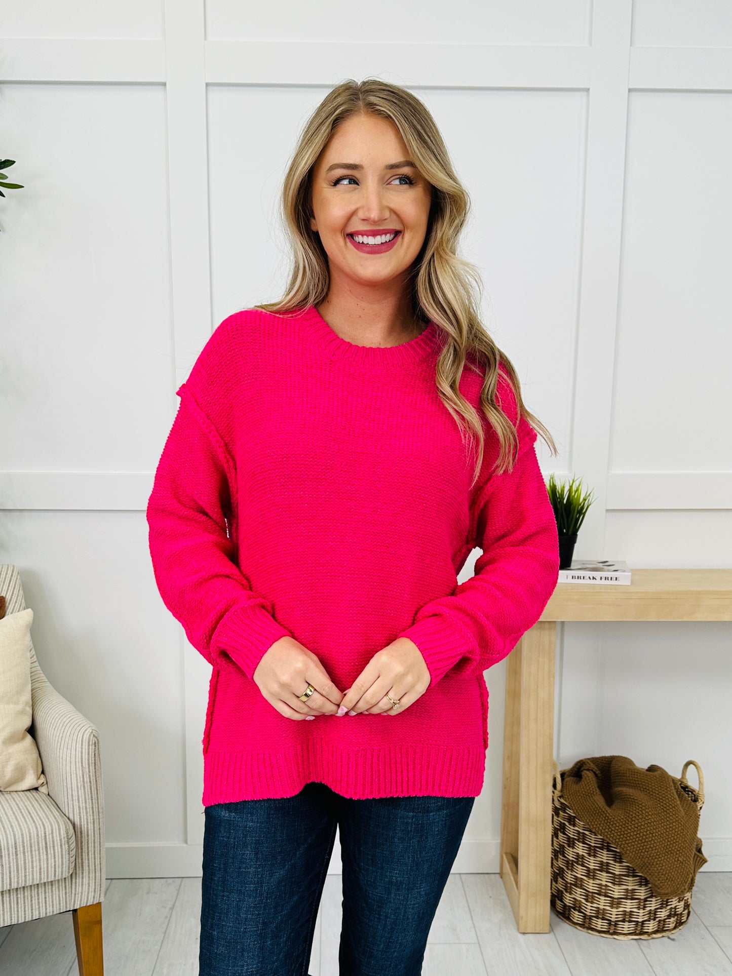 DOORBUSTER! Catch Your Calm Sweater- Multiple Colors!