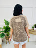 Calm Safari Top In Mocha