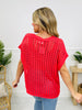 Blazing Trails Top in Coral