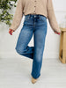 Just Four You Tummy Control Wide Leg Jeans in Four Inseams