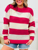 MOCO Exclusive Coastal Chic Striped Sweater- Multiple Colors!