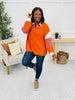 Signature Contrast Pullover in Rust