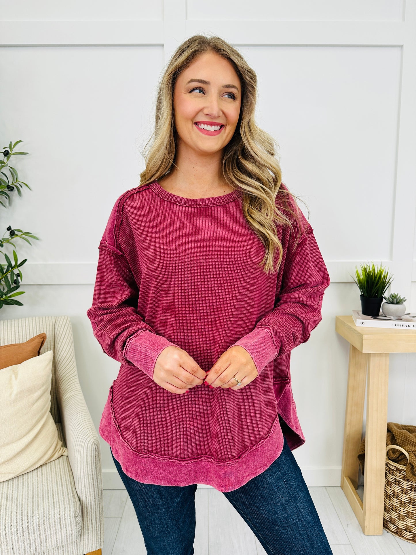 Nothing But Time Pullover- Multiple Colors!