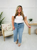 Pocket Full of Posies Wide Leg Cropped Jeans