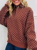 Polka Dot Perfection Pullover In Multiple Colors