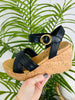 Seaside Stunner Wedges In Black