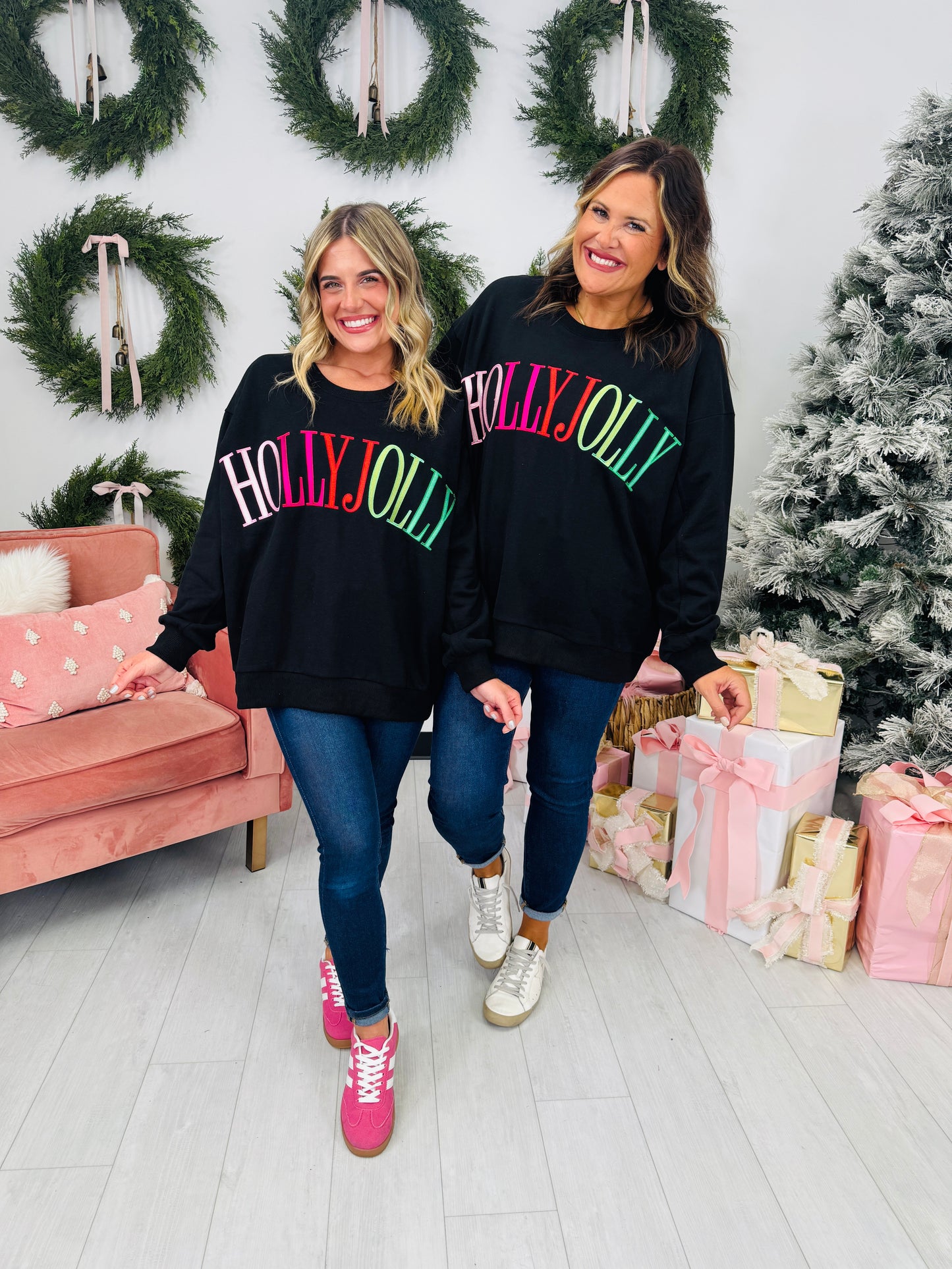 Holly Jolly Mood Crewneck