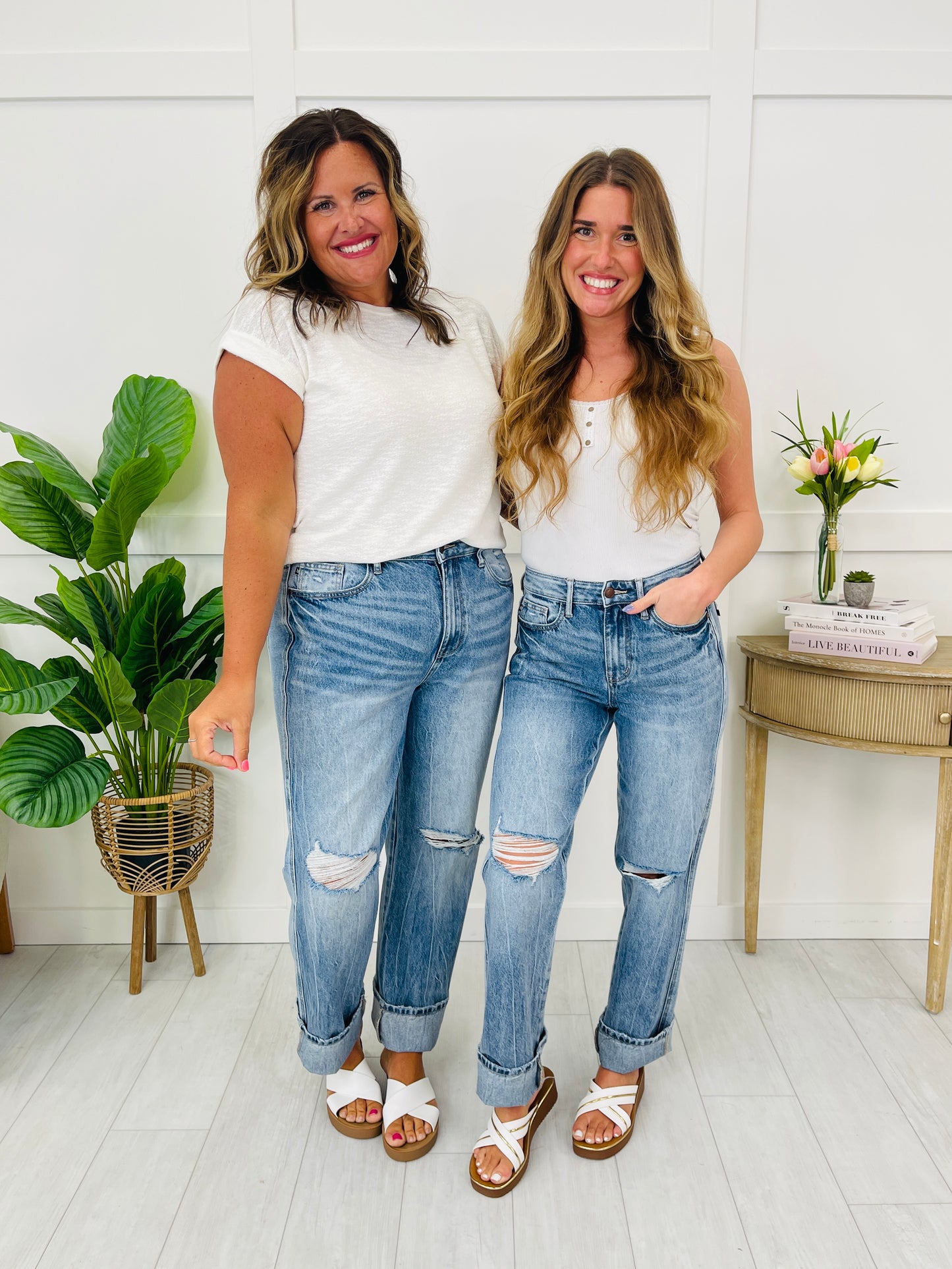 Judy Blue Relaxed and Ready Slim Straight Jeans