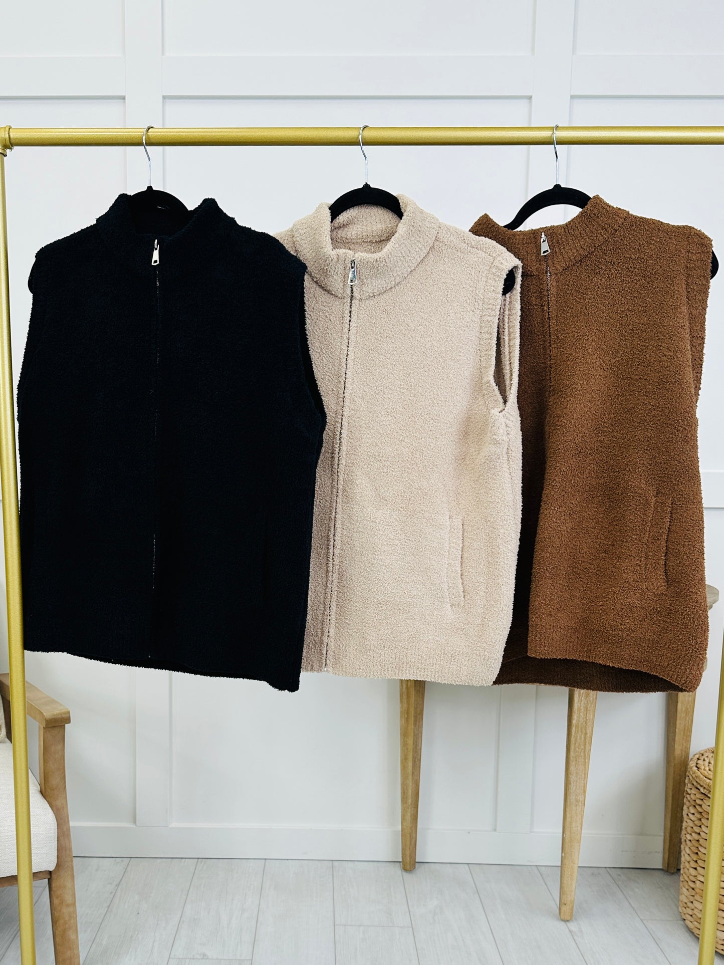 Toasty Days Vest In Multiple Colors