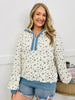 Meadow Mood Pullover In Ivory