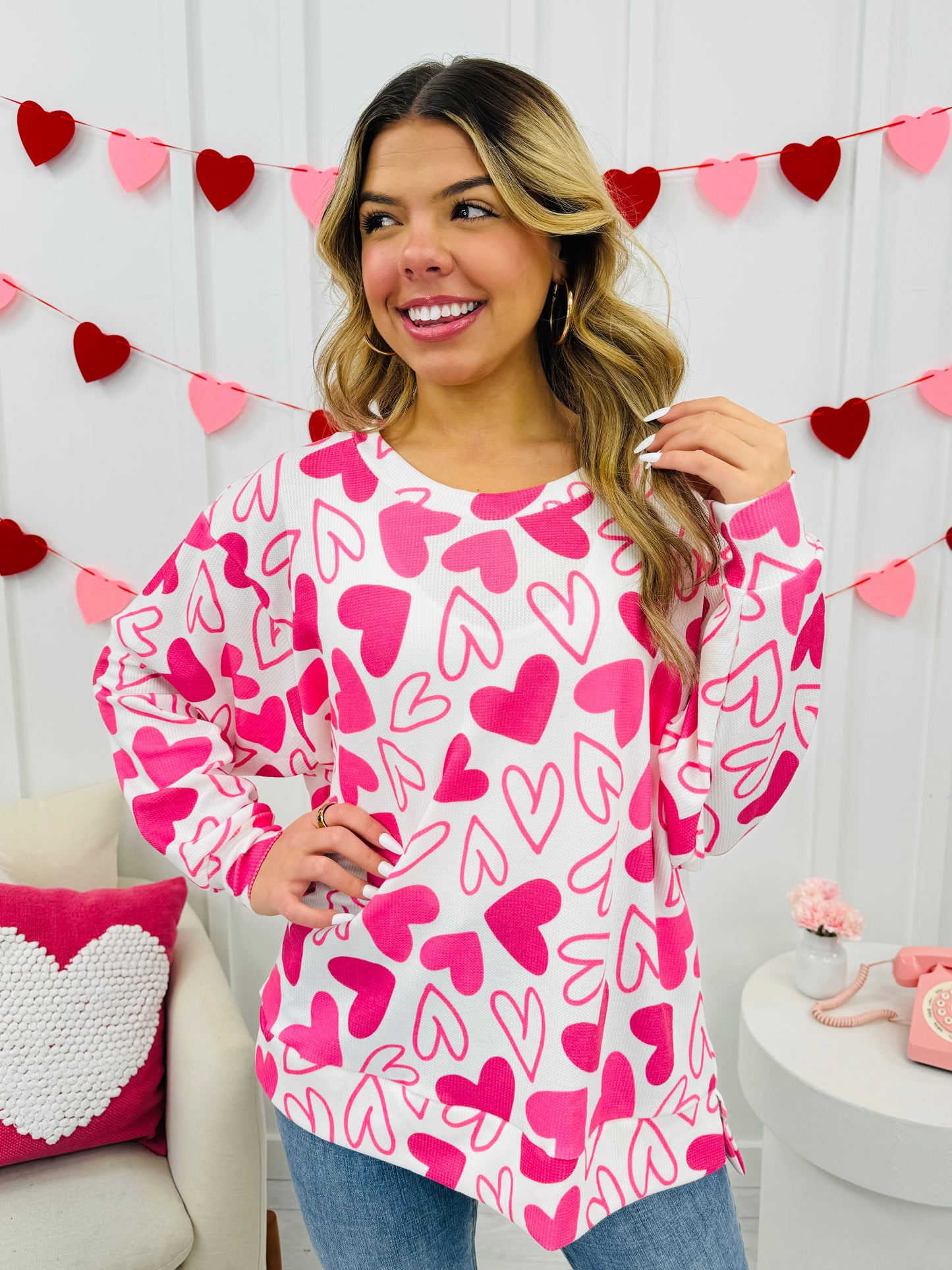 Charmed Hearts Top