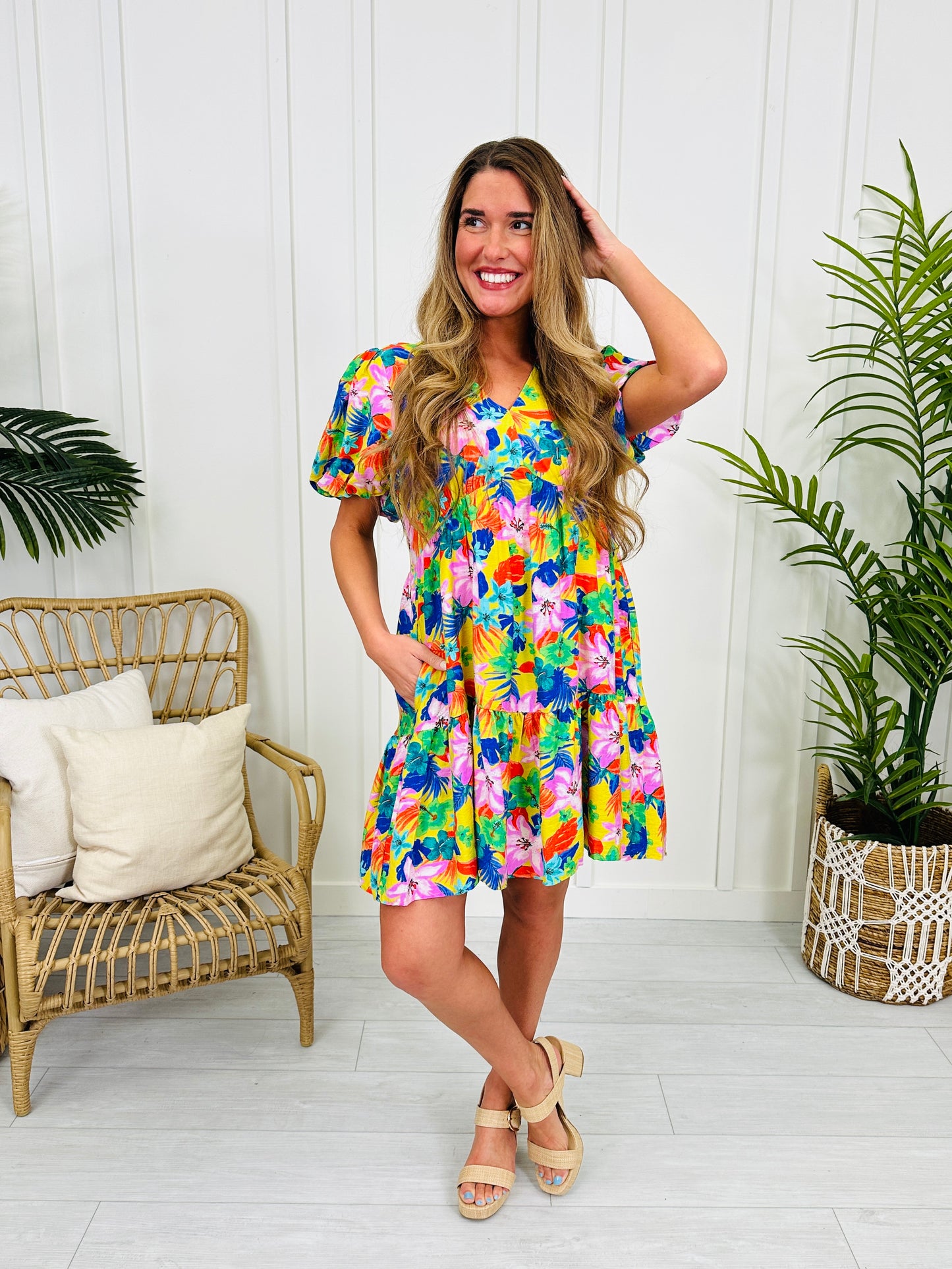 Tropical Twirl Dress