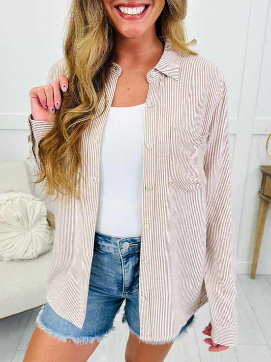 Blush & Breezy Top