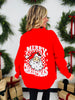 Merry Magic Mock Neck Graphic Sweatshirt