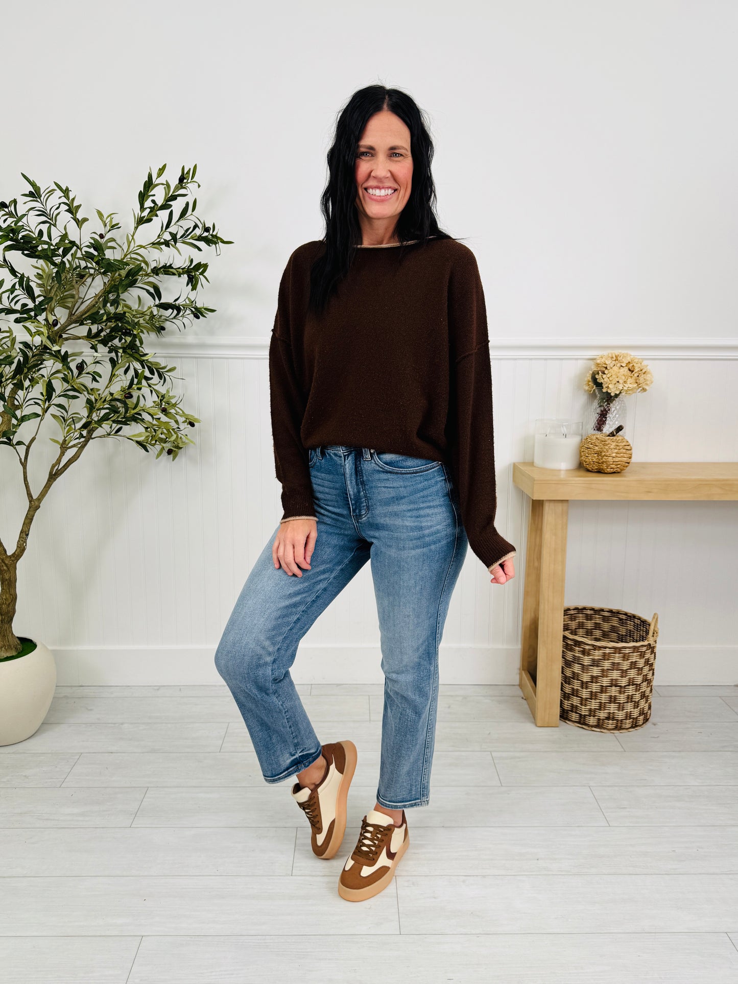 Judy Blue Endless Style Tummy Control Ankle Straight Jeans In Regular And Petite