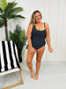 The Paige One Piece Swimsuit In Black/White Polka Dot