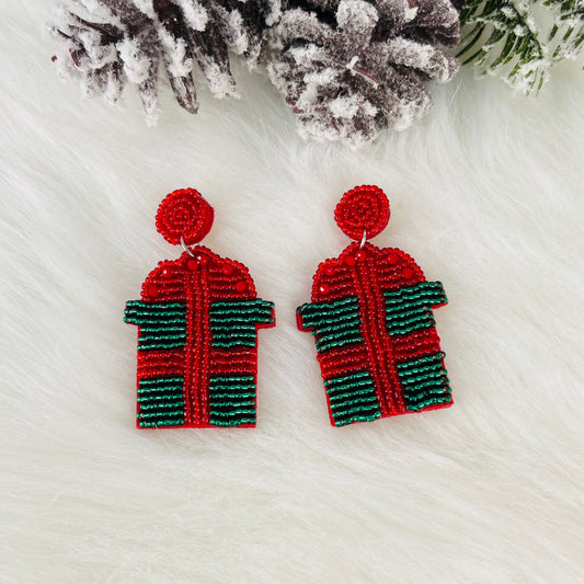 Present Beaded Earrings