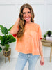 Faded Flirt Top In Multiple Colors