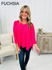 DOORBUSTER! REG/CURVY Pleated Love Top- Multiple Colors!