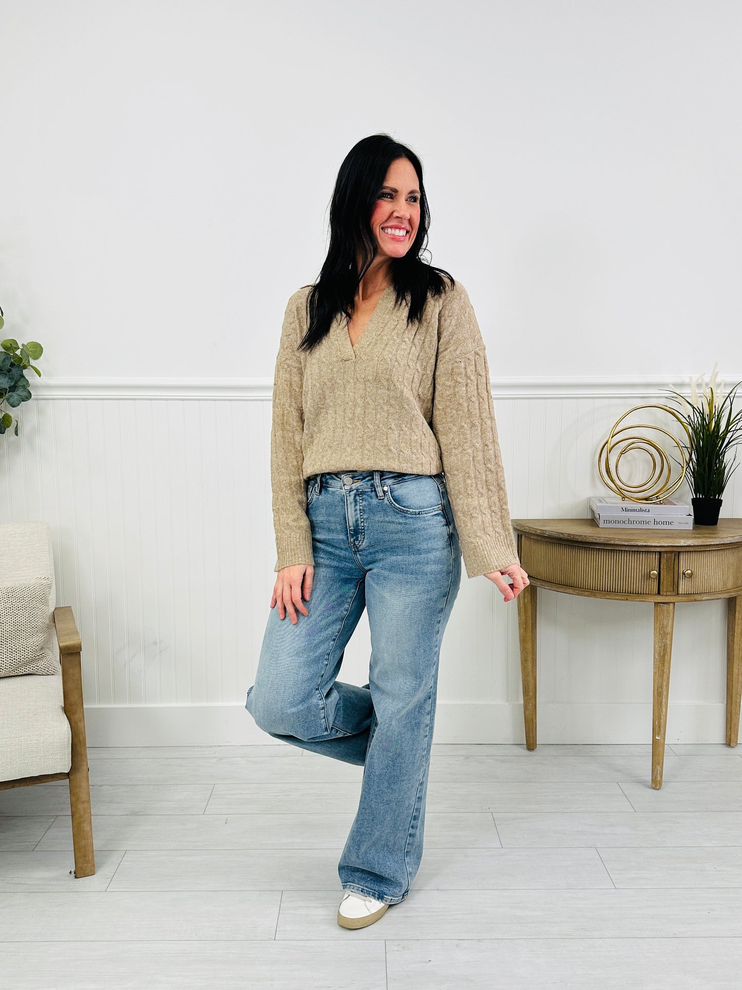 Fit Just Right Wide Leg Jeans With Tummy Control in Four Inseams