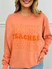 Teacher Graphic Long Sleeve Tee in Multiple Colors