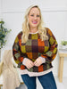 REG/CURVY Autumn Plaidscape Top