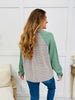 Gingham And Go Top in Green