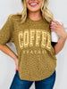 Coffee Weather Graphic Tee in Leopard