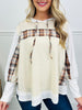 Plaidly In Love Sweatshirt In Ivory