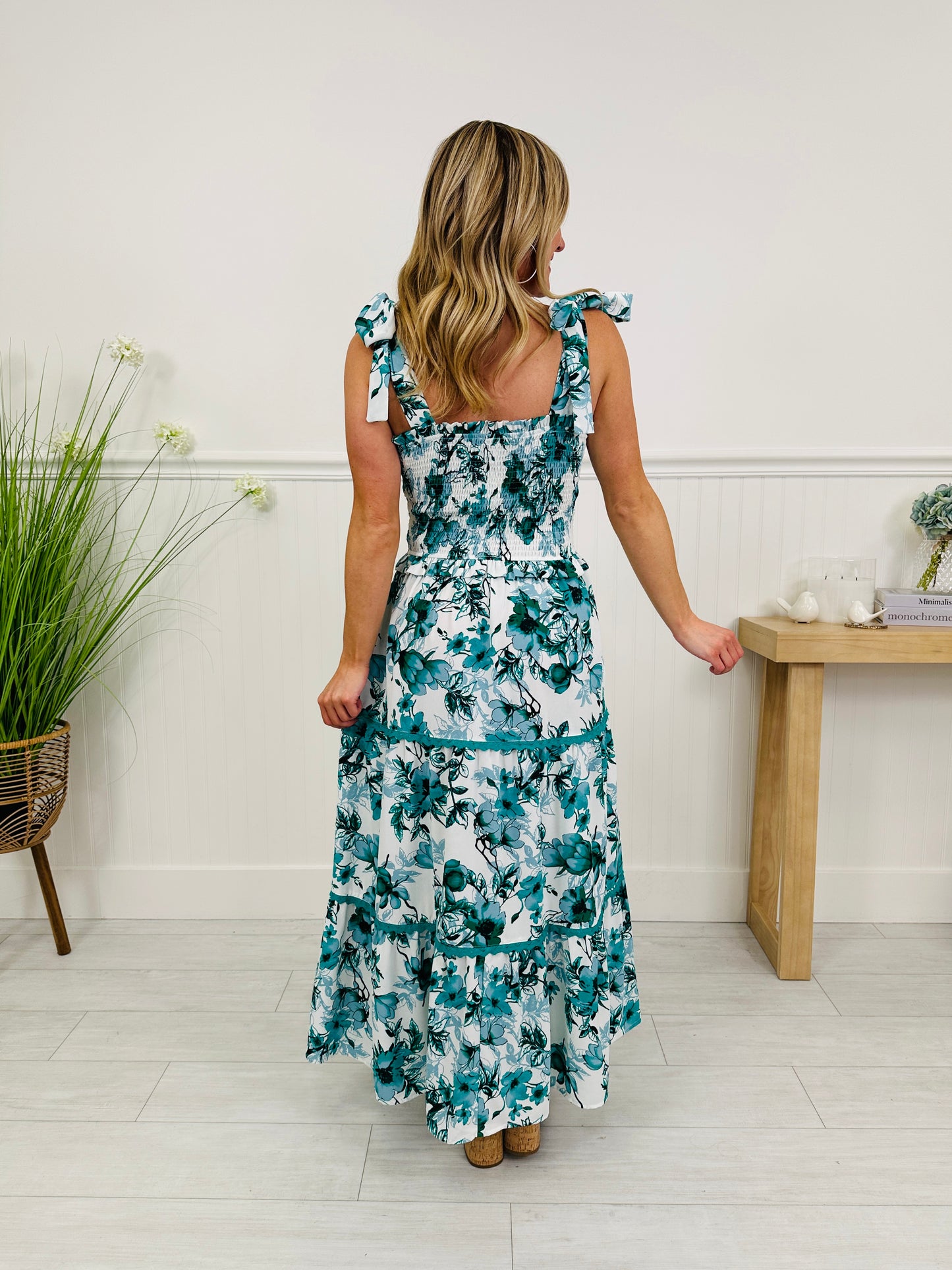 Forever in Florals Maxi Dress in Palm Beach Print