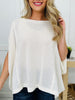 Delicate Drama Top in Cream