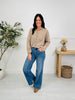 Side Note Tummy Control Wide Leg Jeans