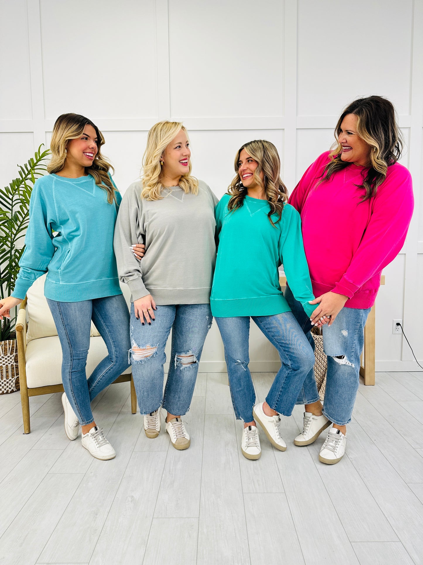 DOORBUSTER! In My Effortless Element Pullover- Multiple Colors!