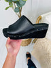 Unapologetically Confident Wedges In Black Smooth