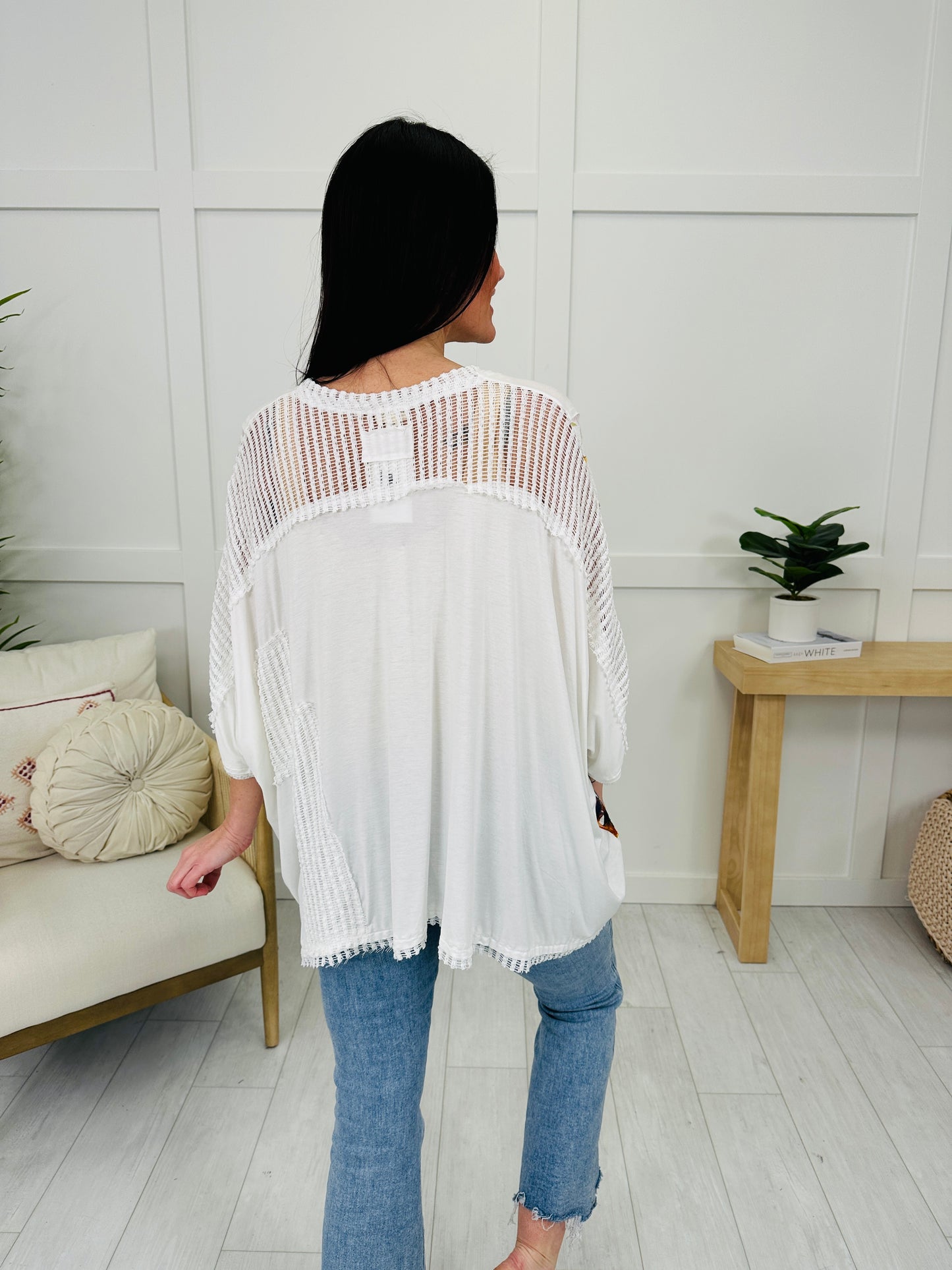 Meadow Magic Top In Off White