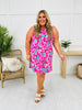 Palms And Plans Dress in Cherry Grove Beach Print