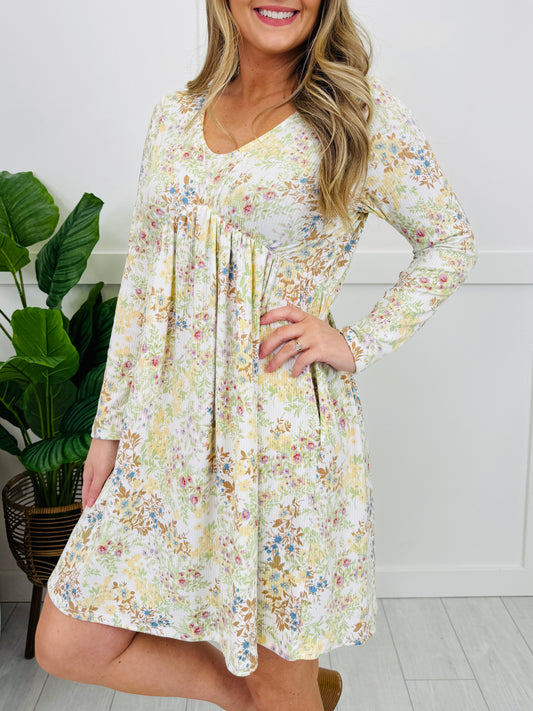 Whispering Meadow Dress in Ivory