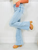 Made You Look Tummy Control Flare Vintage Wash Jeans