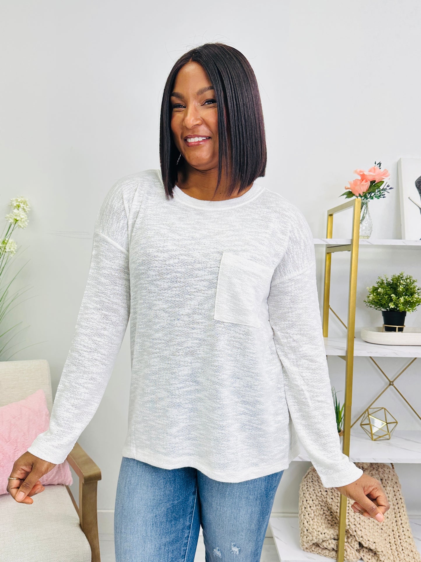 A Quiet Kind of Cozy Top In Multiple Colors