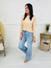 Fall Into Your Cart Tummy Control Wide Leg Jeans