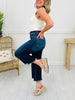 Judy Blue On The Fly Cropped Wide Leg Jeans