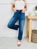Carefully Curved Slim Barrel Jeans with Tummy Control