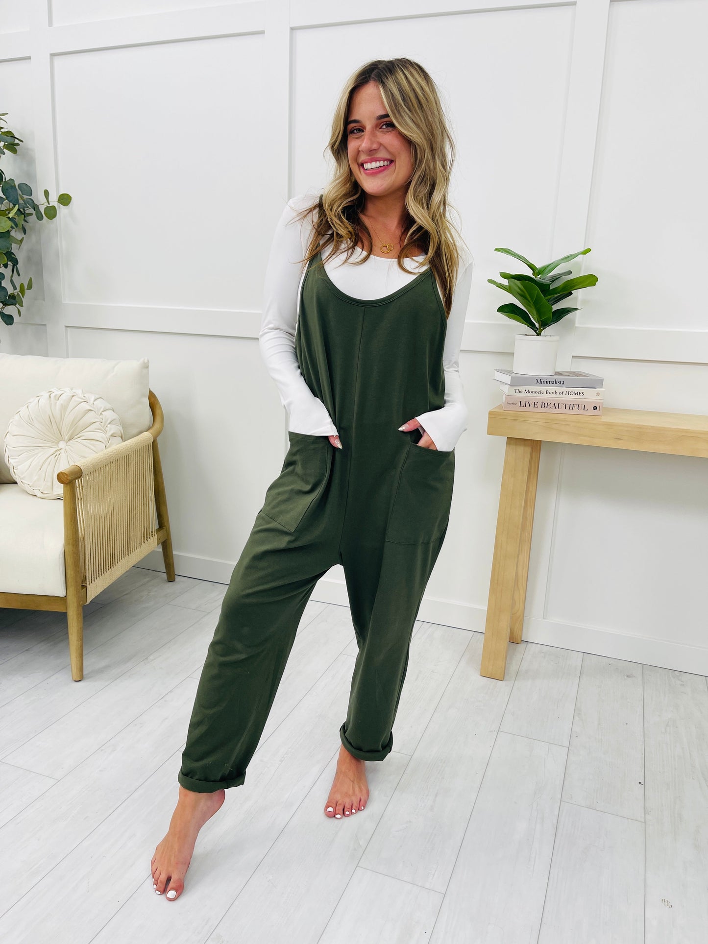 Restock! DOORBUSTER! Through High And Low Jumpsuit- Multiple Colors!