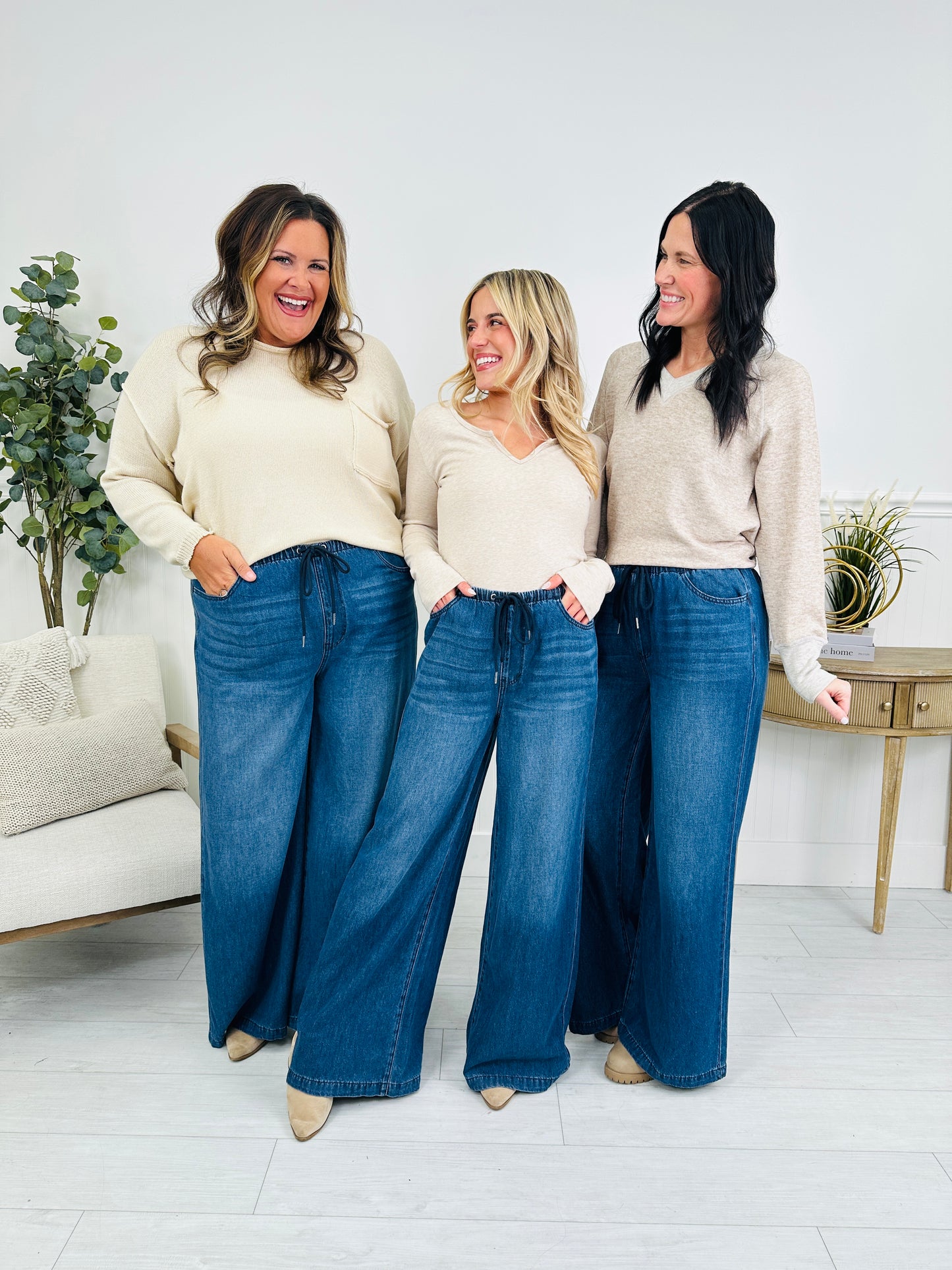 Judy Blue Light As A Featherweight Palazzo Jeans