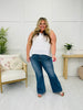 Judy Blue Flare For It Tinted Flare Jeans