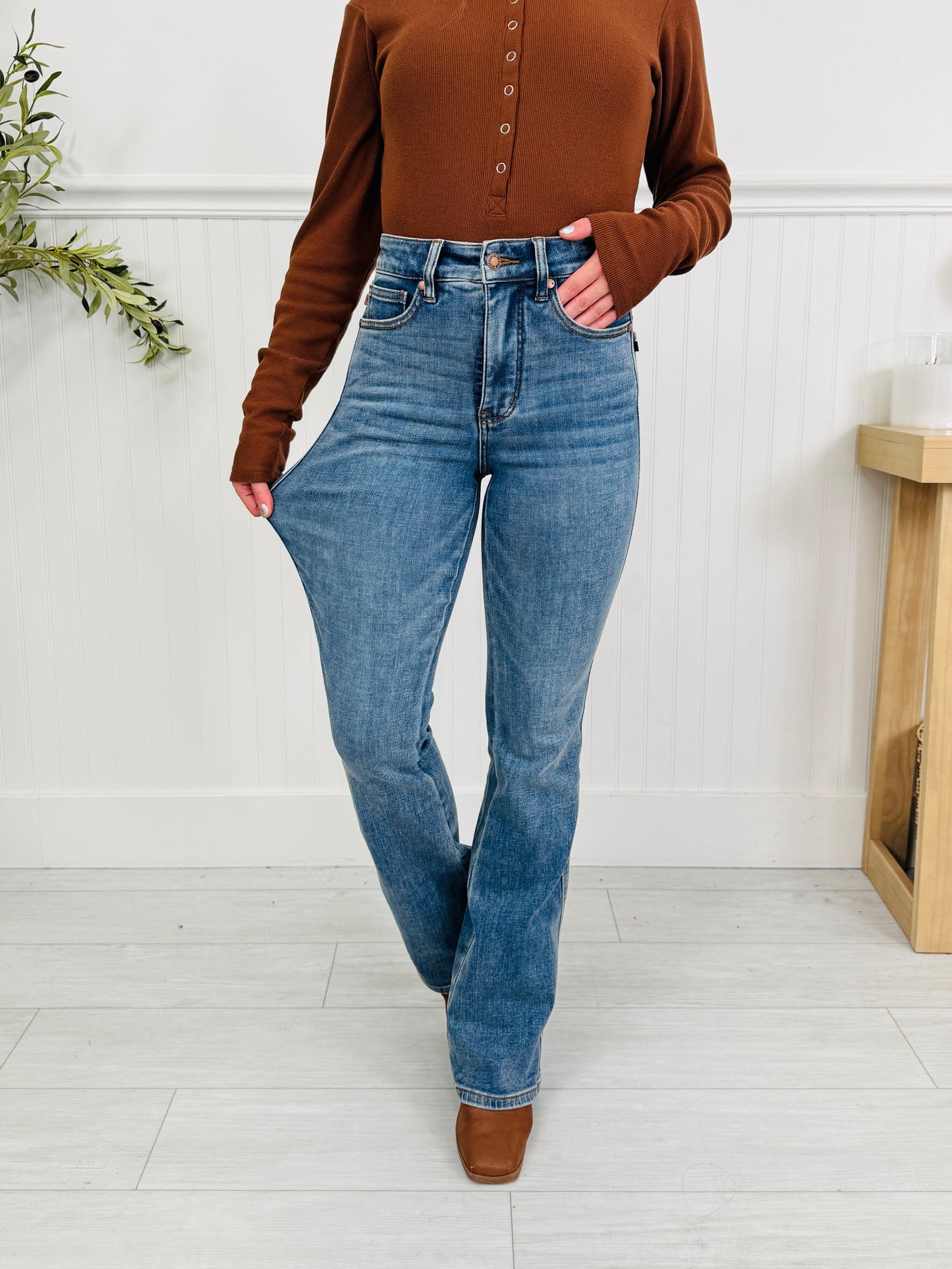 Judy Blue Tried & True Tummy Control Bootcut Jeans In Multiple Inseams